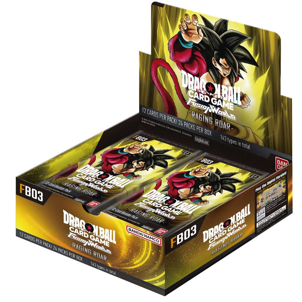 Booster FB03 | Raging Roar | Fusion World | DRAGON BALL | Anglais