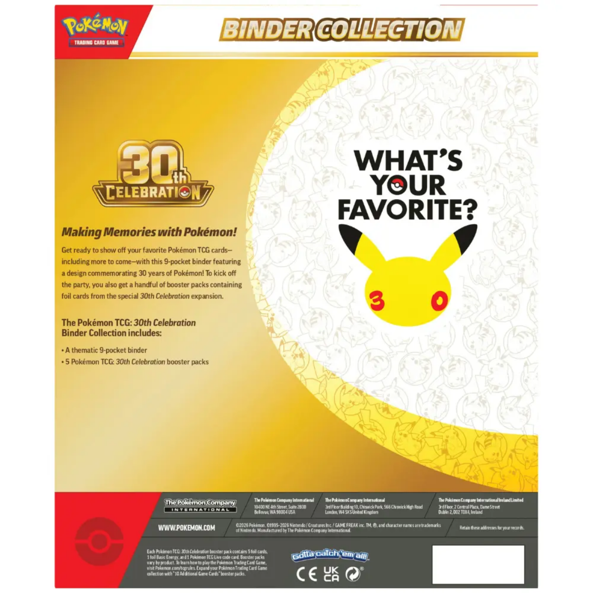 30th Celebration Collection Portfolio (Précommande)