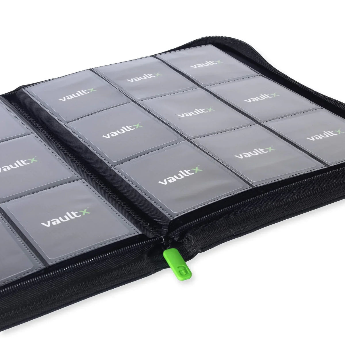 Portfolio 9 pochettes | Vault X Exo-Tec à fermeture éclair | 360 pochettes