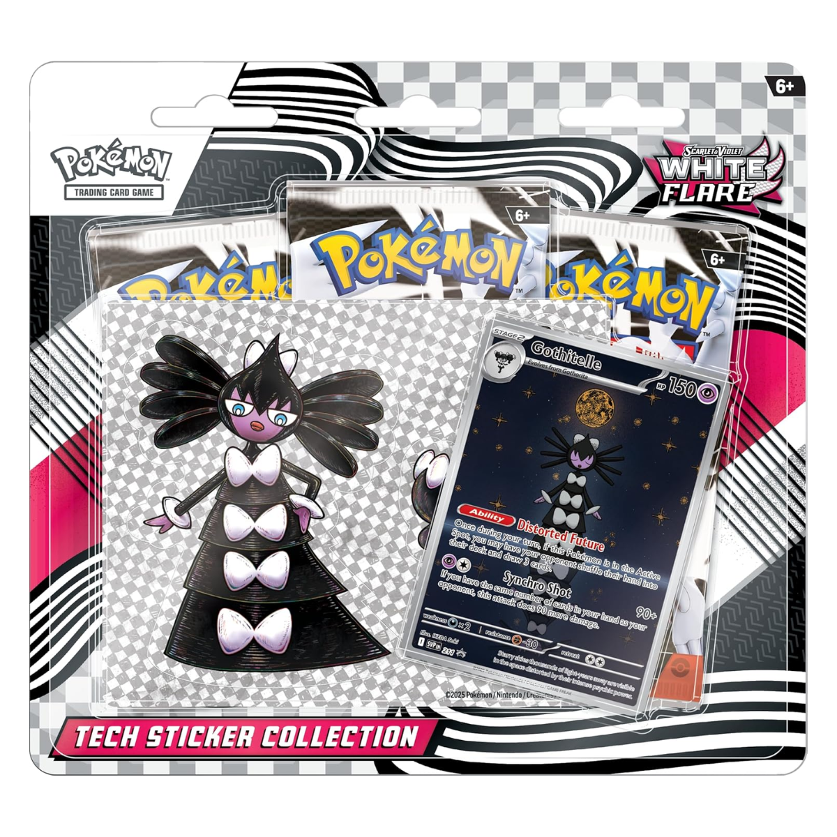 Black Bolt et White Flare Collection Tech Sticker