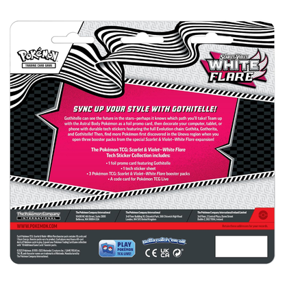 Black Bolt et White Flare Collection Tech Sticker