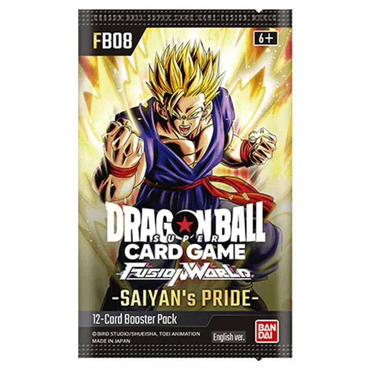 Booster FB08 | Saiyan's Pride | Fusion World | DRAGON BALL | Anglais