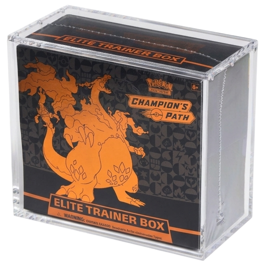 Boîte acrylique magnétique pour Elite Trainer Box Pokémon (ETB) | The Acrylic Box
