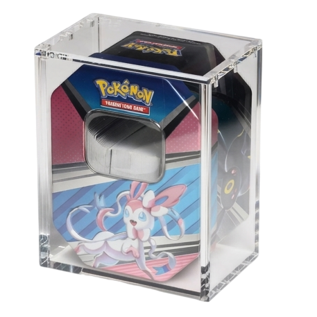Boîte acrylique magnétique pour boîte métal Pokémon standard EU | The Acrylic Box