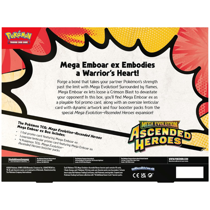 Ascended Heroes : Coffret Mega Meganium / Emboar / Feraligatr ex