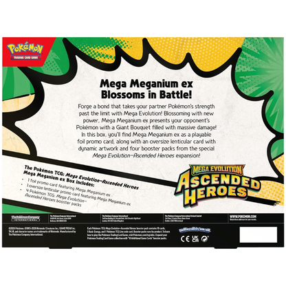 Ascended Heroes : Coffret Mega Meganium / Emboar / Feraligatr ex