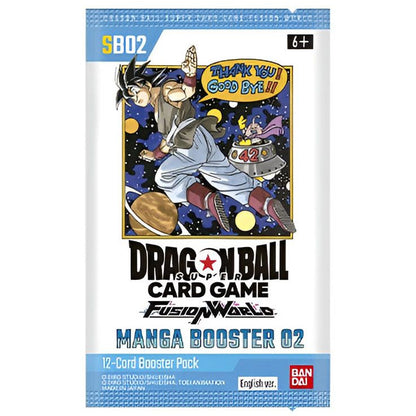 Booster Box SB02 | Manga Booster 02 | Fusion World | DRAGON BALL | Anglais