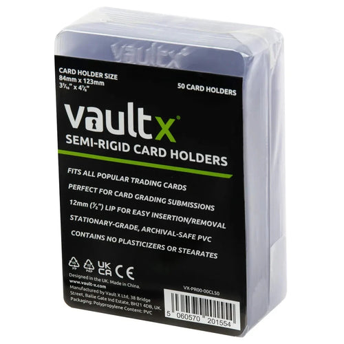 Protège-cartes semi-rigides pour gradation | Vault X | 50/200 unités