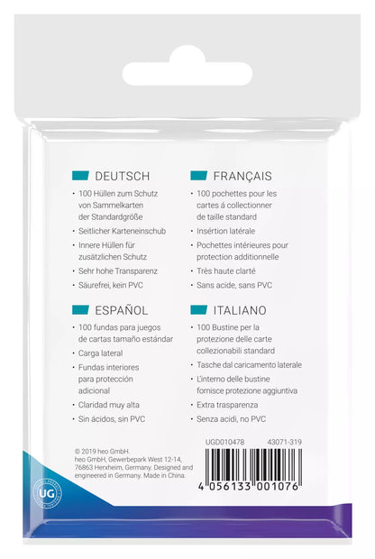 Protège-cartes Perfect Size [ouverture latérale] | Ultimate Guard | 100 unités